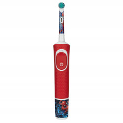 Szczoteczka Oral-b Vitality 100 SPIDERMAN + 4 Końcówki zam. COLOR, etui "O" niebieskie, osłonka, podstawka Szczoteczka Oral-b Vitality 100 SPIDERMAN + 4 Końcówki zam. COLOR, etui "O" niebieskie, osłonka, podstawka