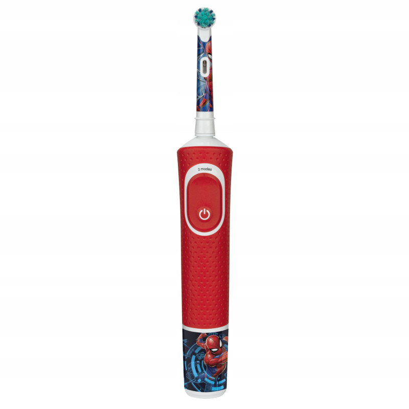 Szczoteczka Oral-b Vitality 100 SPIDERMAN + 4 Końcówki zam. COLOR, etui "O" niebieskie, osłonka, podstawka Szczoteczka Oral-b Vitality 100 SPIDERMAN + 4 Końcówki zam. COLOR, etui "O" niebieskie, osłonka, podstawka