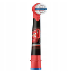 Oral-B Vitality 100 Auta Cars + 4 zam. COLOR kids+ etui niebieskie + osłonka + podstawka z klapką