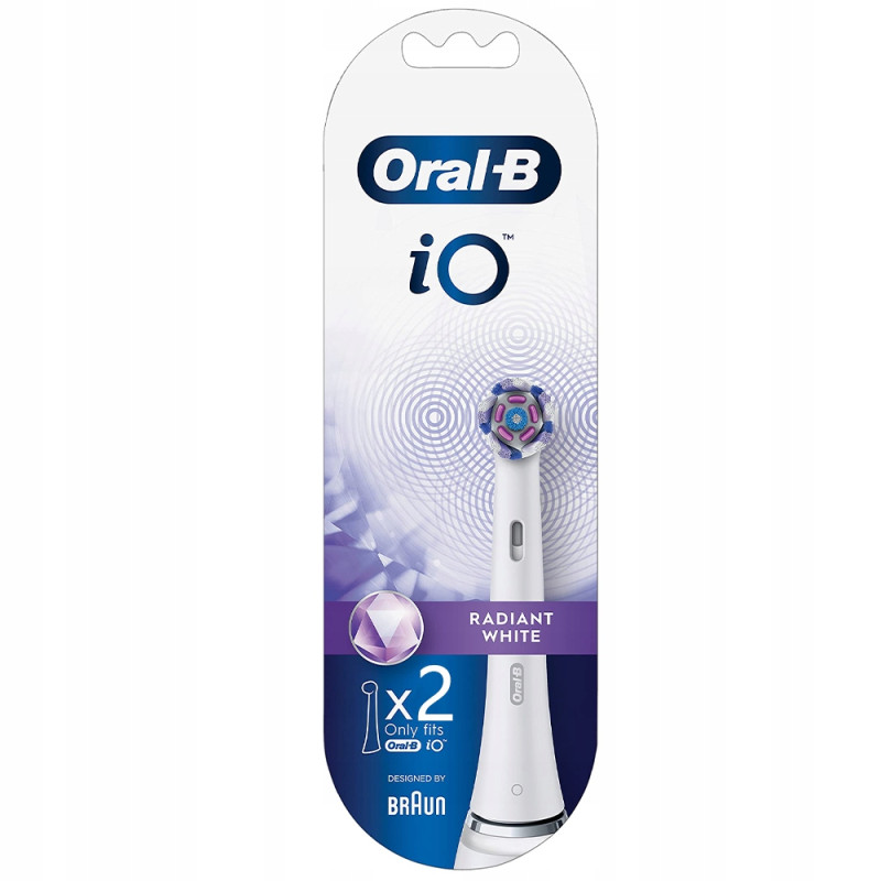 Końcówki Oral-B iO Radiant White x2 Końcówki Oral-B iO Radiant White x2