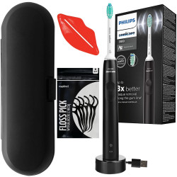 Szczoteczka Philips HX3671/14 czarna + etui czarne