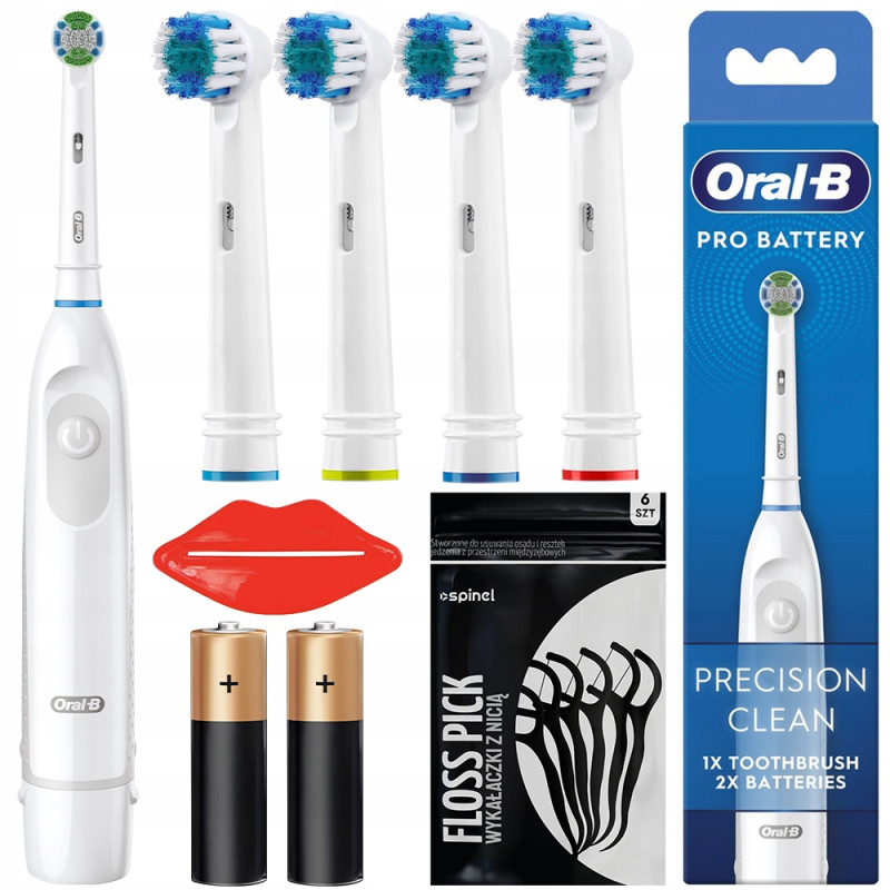 Szczoteczka Oral-B DB5 Pro Biała na baterie + 4 kon. zam. precision Szczoteczka Oral-B DB5 Pro Biała na baterie + 4 kon. zam. precision