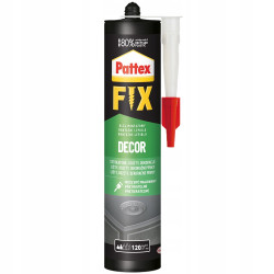 6x Klej montażowy Pattex Fix Decor 380g + wyciskacz 6x Klej montażowy Pattex Fix Decor 380g + wyciskacz