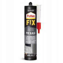 12x Klej Pattex Fix PVC&ALU 440g Biały + wyciskacz szkieletowy 12x Klej Pattex Fix PVC&ALU 440g Biały + wyciskacz szkieletowy