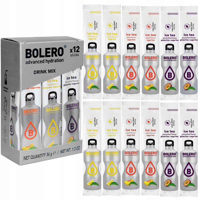 Bolero Sticks Ice Tea Mix 12 szt.