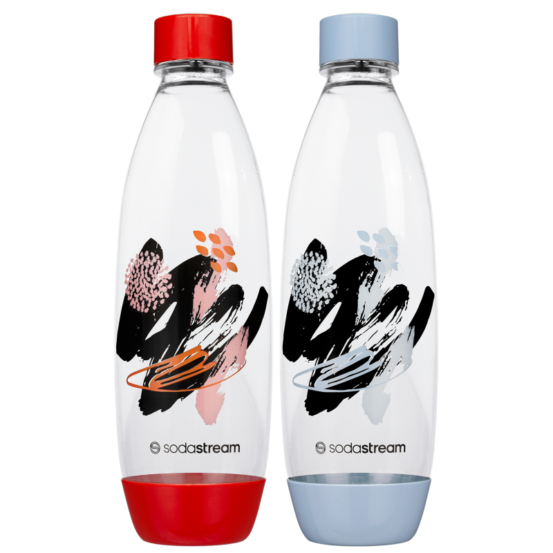 Butelki SodaStream Fuse Niebieska/Czerwona