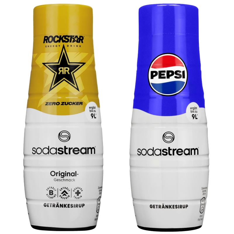 Syrop SodaStream Rockstar Original Zero 440ML+Pepsi