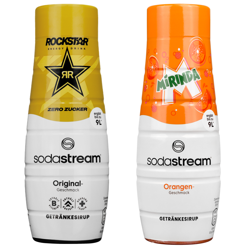 Syrop SodaStream Rockstar Original Zero 440ML  + Mirinda