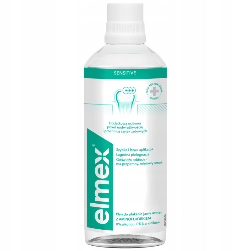 ELMEX PŁYN DO PŁUKANIA 400ML SENSITIVE ELMEX PŁYN DO PŁUKANIA 400ML SENSITIVE