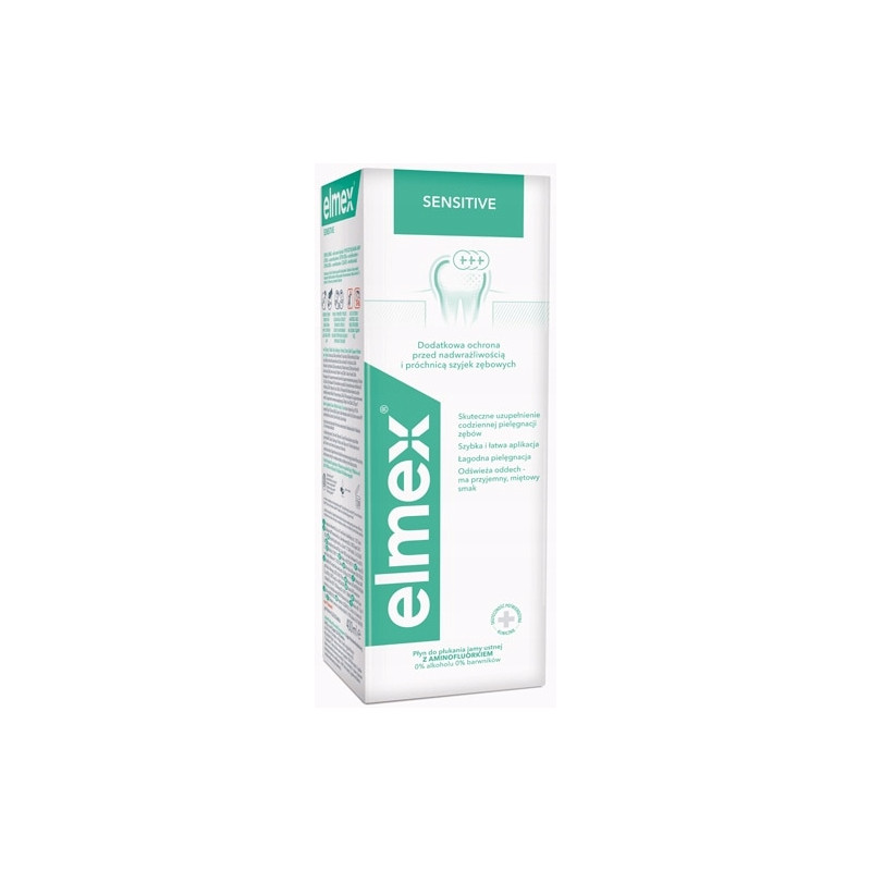 ELMEX PŁYN DO PŁUKANIA 400ML SENSITIVE ELMEX PŁYN DO PŁUKANIA 400ML SENSITIVE