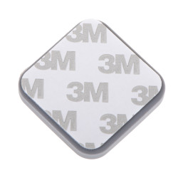 Samoprzylepny odbłyśnik silikonowy szary kwadratowy