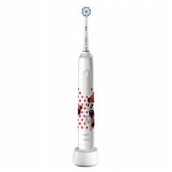 Szczoteczka Oral-B Junior Minnie Mouse + 4 końcówki zam. + gratisy Szczoteczka Oral-B Junior Minnie Mouse + 4 końcówki zam. + gratisy