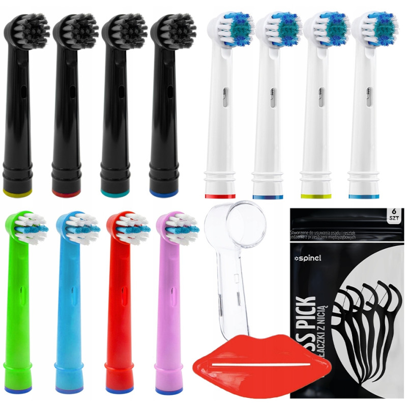 12x Końcówka Do Szczoteczki Elektrycznej Oral-B Precision + Dodatki 12x Końcówka Do Szczoteczki Elektrycznej Oral-B Precision + Dodatki