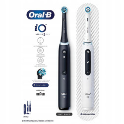 Dwupak Oral-B iO Series 5 DUO Matt Black/ Quite White Dwupak Oral-B iO Series 5 DUO Matt Black/ Quite White