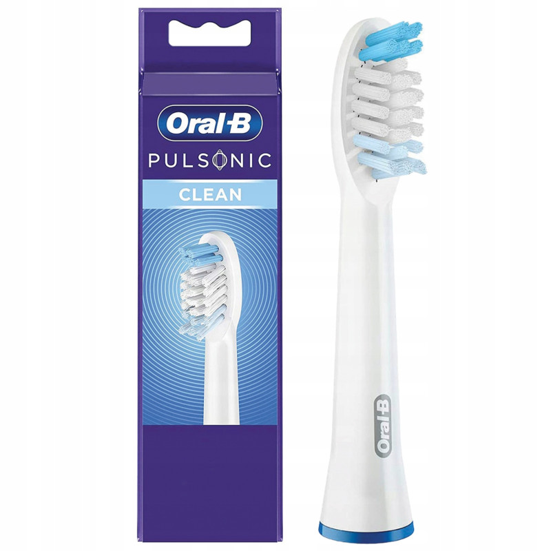 Końcówka Oral-b Pulsonic Clean x2 + Końcówka Oral-b Pulsonic Sensitive SR32S x2 Końcówka Oral-b Pulsonic Clean x2 + Końcówka Oral-b Pulsonic Sensitive SR32S x2