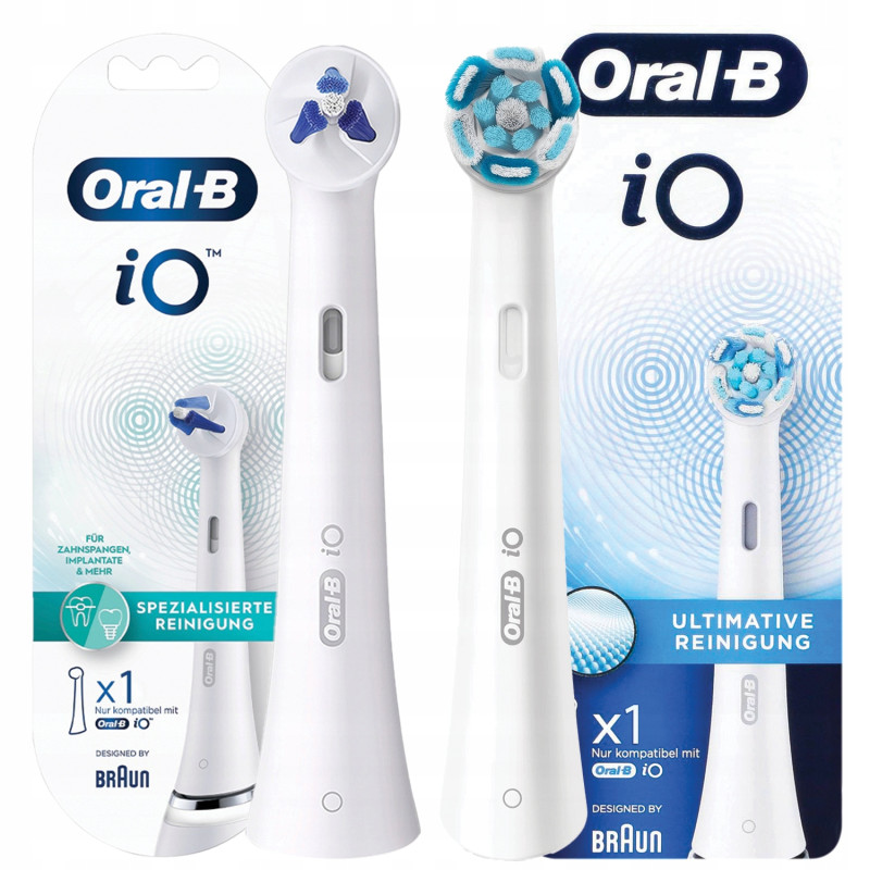 Końcówka Oral-B iO ULTIMATE CLEAN White+Oral-B iO Specialised Clean Końcówka Oral-B iO ULTIMATE CLEAN White+Oral-B iO Specialised Clean
