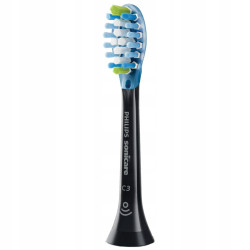 Końcówki Philips DiamondClean x1 Plaque Defence Black x1 Końcówki Philips DiamondClean x1 Plaque Defence Black x1