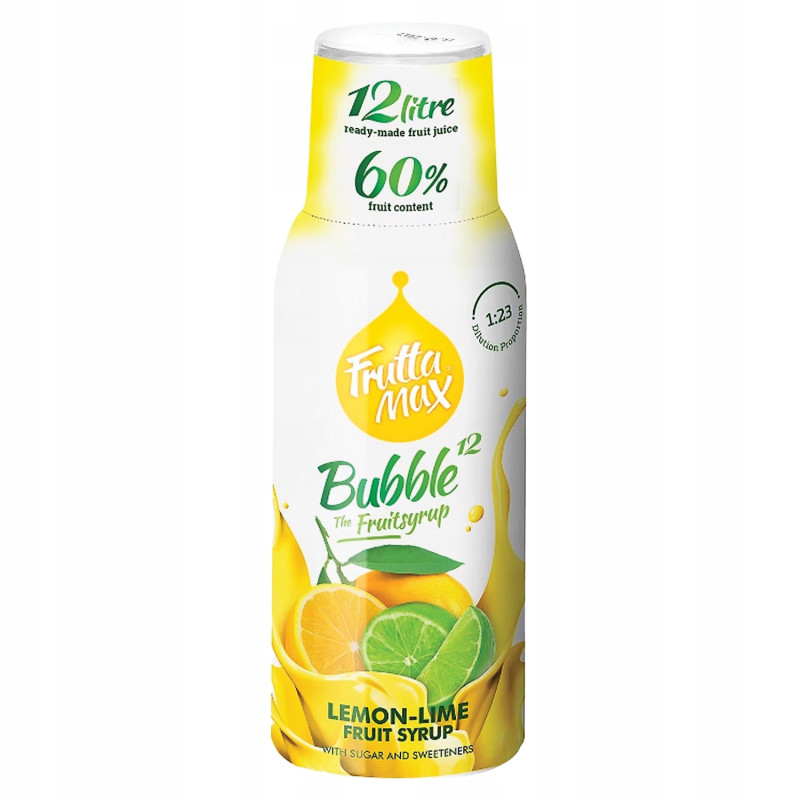 Syrop FruttaMax CYTRYNA LIMONKA 500ml+Syrop FruttaMax TONIC 500 ml Syrop FruttaMax CYTRYNA LIMONKA 500ml+Syrop FruttaMax TONIC 500 ml