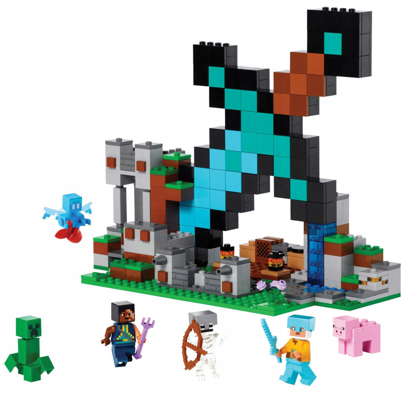 Klocki LEGO Minecraft 21244 Bastion Miecza