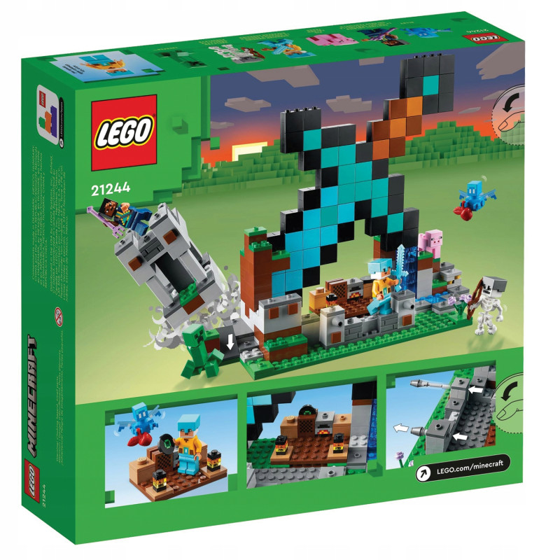 Klocki LEGO Minecraft 21244 Bastion Miecza