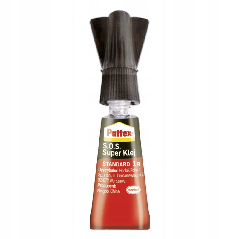 Pattex S.O.S. Super Klej Standard 1g x6 Pattex S.O.S. Super Klej Standard 1g x6