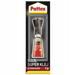 Pattex S.O.S. Super Klej Standard 1g x6 Pattex S.O.S. Super Klej Standard 1g x6
