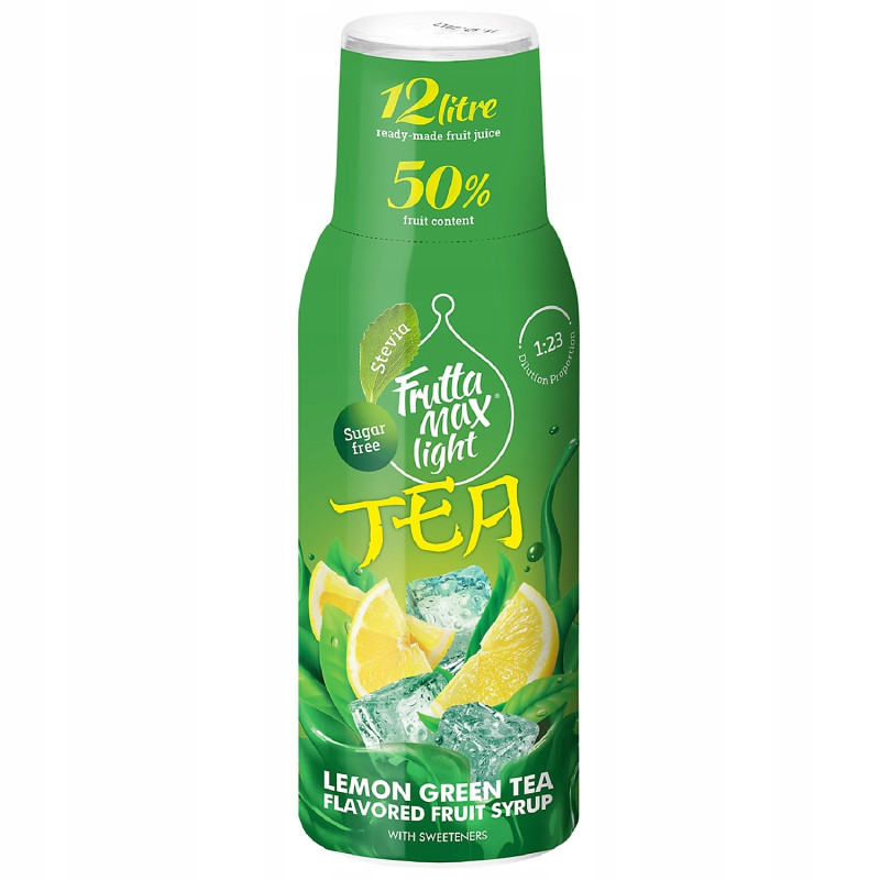 Syrop FruttaMax CYTRYNA LIMONKA LIGHT 500 ml+ICE TEA CYTRYNOWA GREEN Light 500 ml Syrop FruttaMax CYTRYNA LIMONKA LIGHT 500 ml+ICE TEA CYTRYNOWA GREEN Light 500 ml