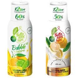 Syrop FruttaMax CYTRYNA LIMONKA LIGHT 500 ml+RADLER CYTRYNOWY Light 500 ml Syrop FruttaMax CYTRYNA LIMONKA LIGHT 500 ml+RADLER CYTRYNOWY Light 500 ml