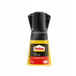 Pattex S.O.S. Super Klej z pędzelkiem 5g x6 Pattex S.O.S. Super Klej z pędzelkiem 5g x6