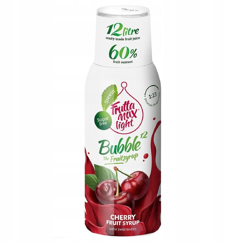 Syrop FruttaMax MALINA LIGHT 500 ml+WIŚNIA LIGHT 500 ml Syrop FruttaMax MALINA LIGHT 500 ml+WIŚNIA LIGHT 500 ml