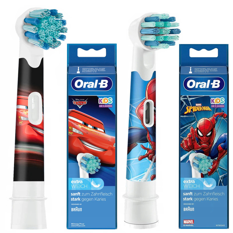 Końcówka Oral-b EB10s Auta+Oral-b EB10s Spiderman