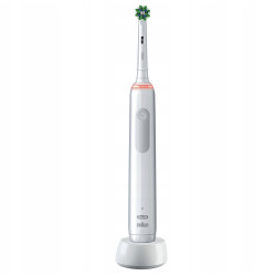 Szczoteczka Oral-B Pro 3 3000 Cross Action Biała + 4 zam. Precision + etui Szczoteczka Oral-B Pro 3 3000 Cross Action Biała + 4 zam. Precision + etui