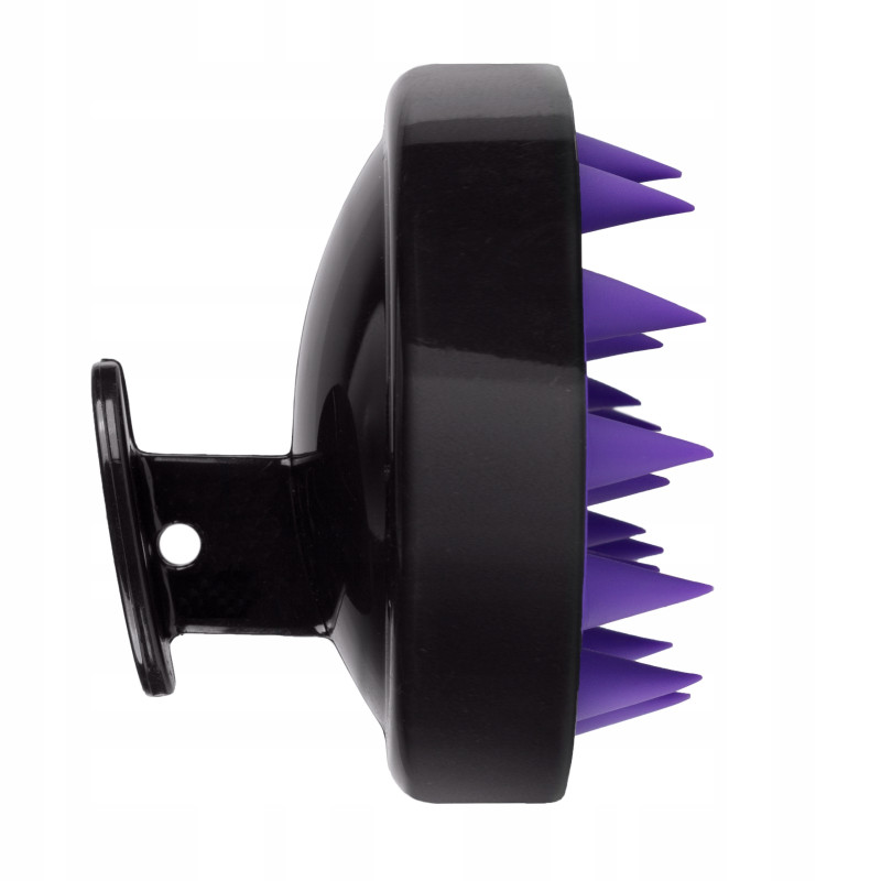 Masażer do skóry głowy czarno-fioletowy