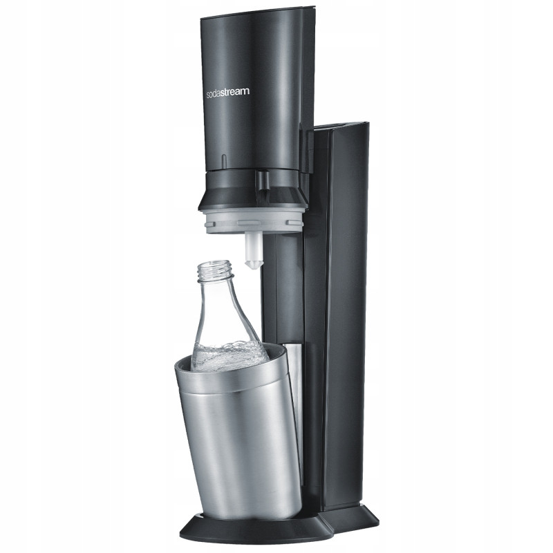 Saturator SodaStream Crystal 3.0 QuickConnect Czarny Jedna Butelka Saturator SodaStream Crystal 3.0 QuickConnect Czarny Jedna Butelka