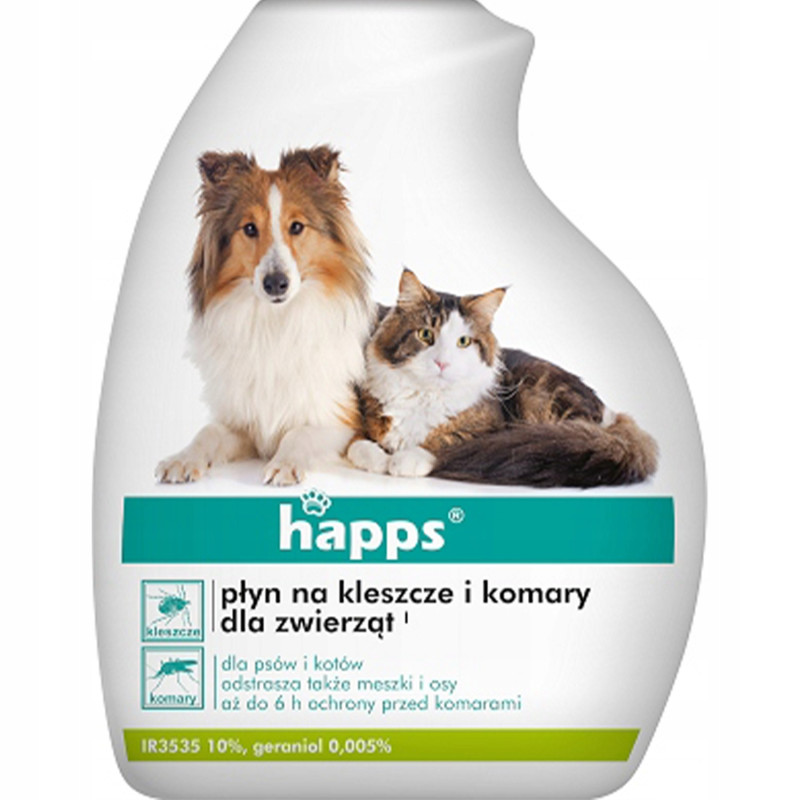 HAPPS PŁYN NA KLESZCZE I KOMARY DLA ZWIERZĄT