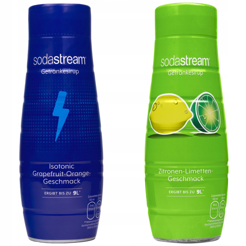 Syrop do SodaStream Izotonik 440ml+Cytryna Limonka 440ml