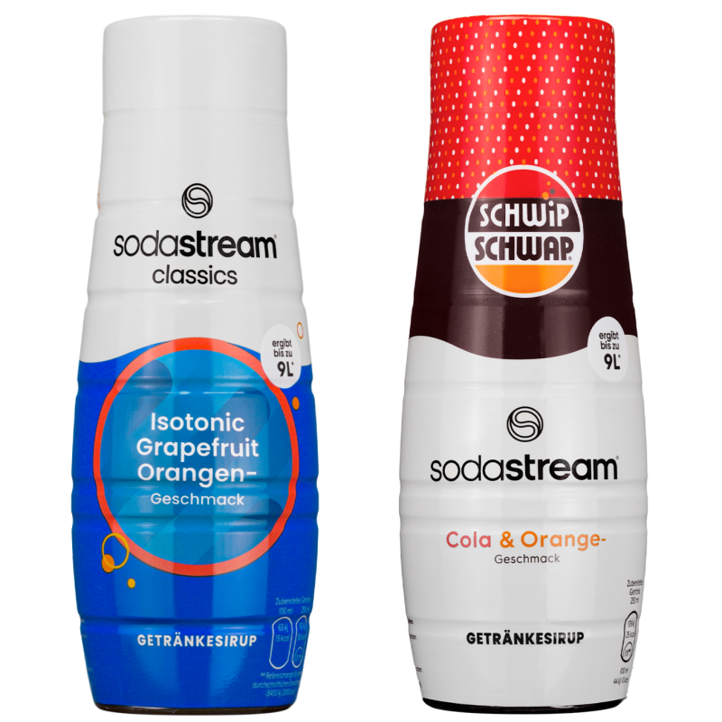 Syrop do SodaStream Izotonik 440ml+Schwip Schwap Cola Orange