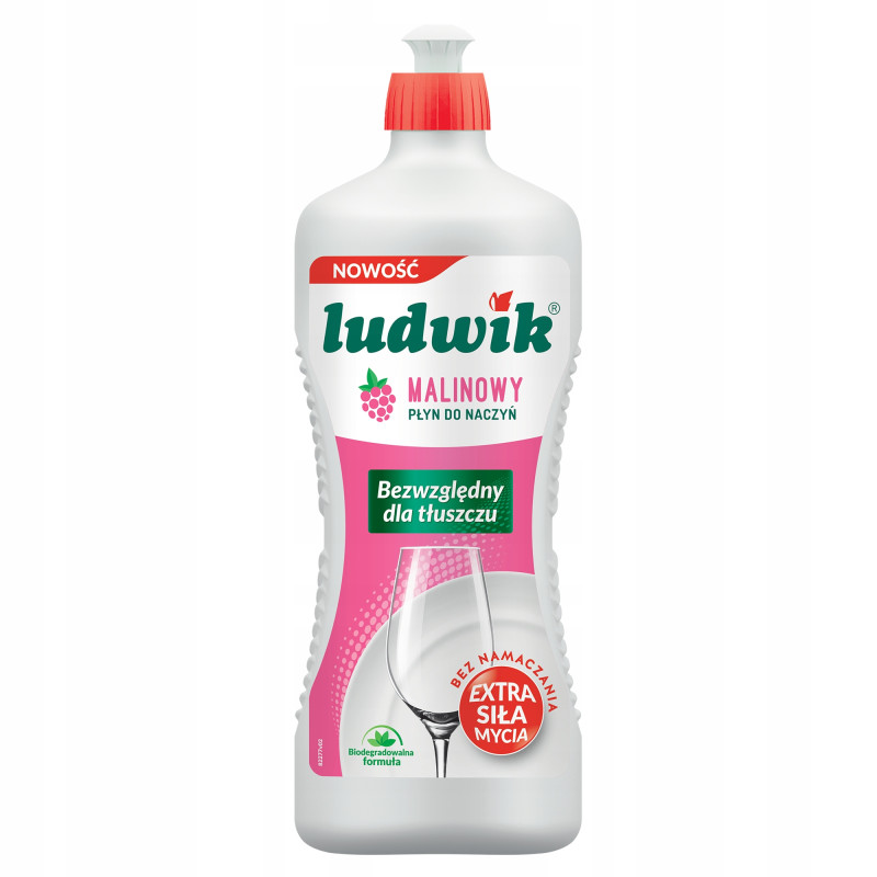 LUDWIK PŁYN DO NACZYŃ 900G MALINA