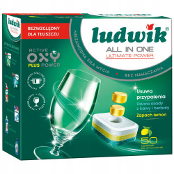 LUDWIK TABLETKI DO ZMYWARKI 50SZT LEMON
