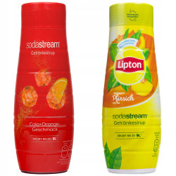 Syrop do SodaStream Cola Orange 440ml+Lipton Ice Tea Brzoskwinia 440 ml Syrop do SodaStream Cola Orange 440ml+Lipton Ice Tea Brzoskwinia 440 ml