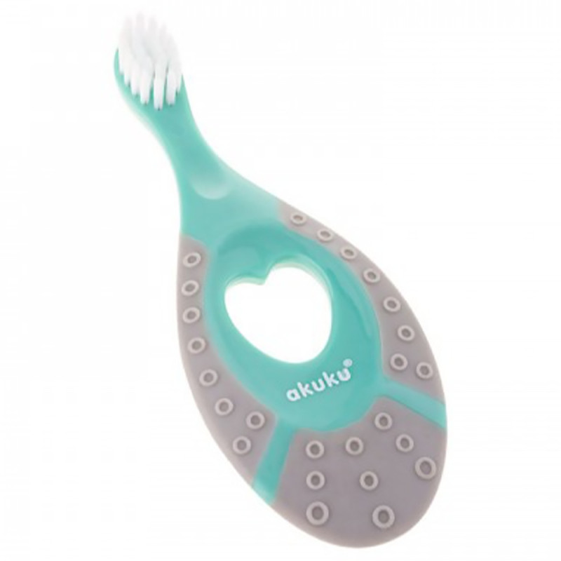 AKUKU Szczoteczka do zębów 0-2 lat MIĘTOWA