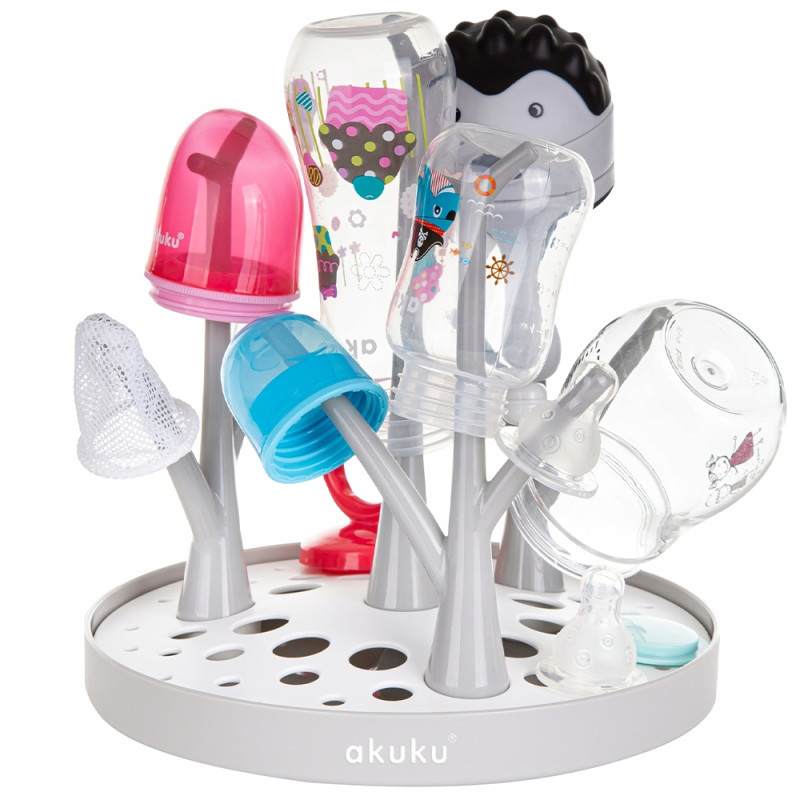 AKUKU Suszarka na butelki i akcesoria DRZEWKO