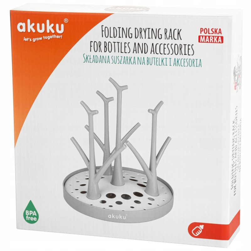 AKUKU Suszarka na butelki i akcesoria DRZEWKO