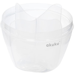 POJEMNIK NA MLEKO MODYFIKOWANE W PROSZKU SZARY