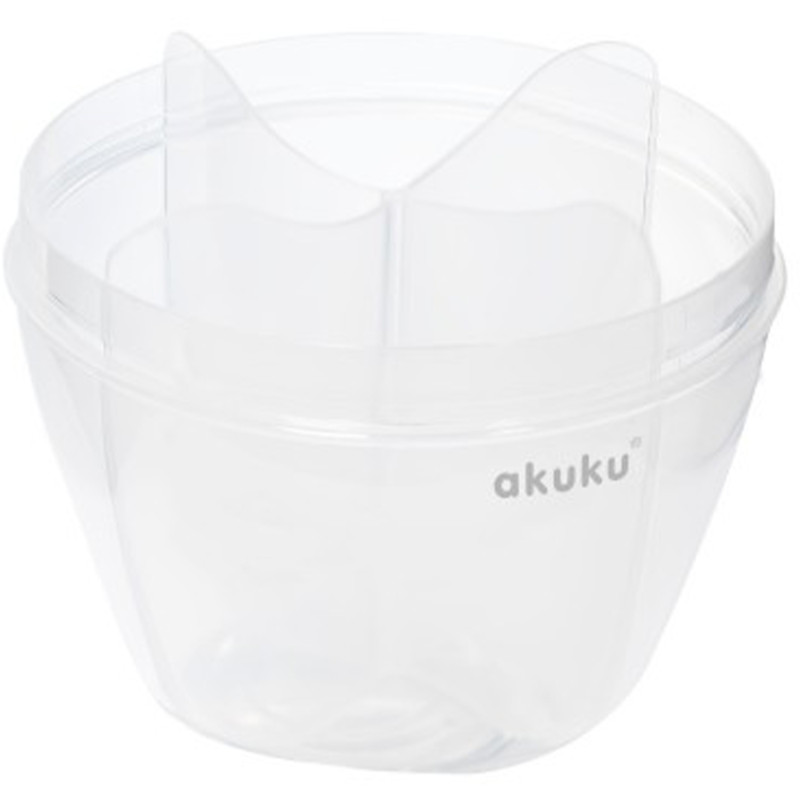 POJEMNIK NA MLEKO MODYFIKOWANE W PROSZKU SZARY