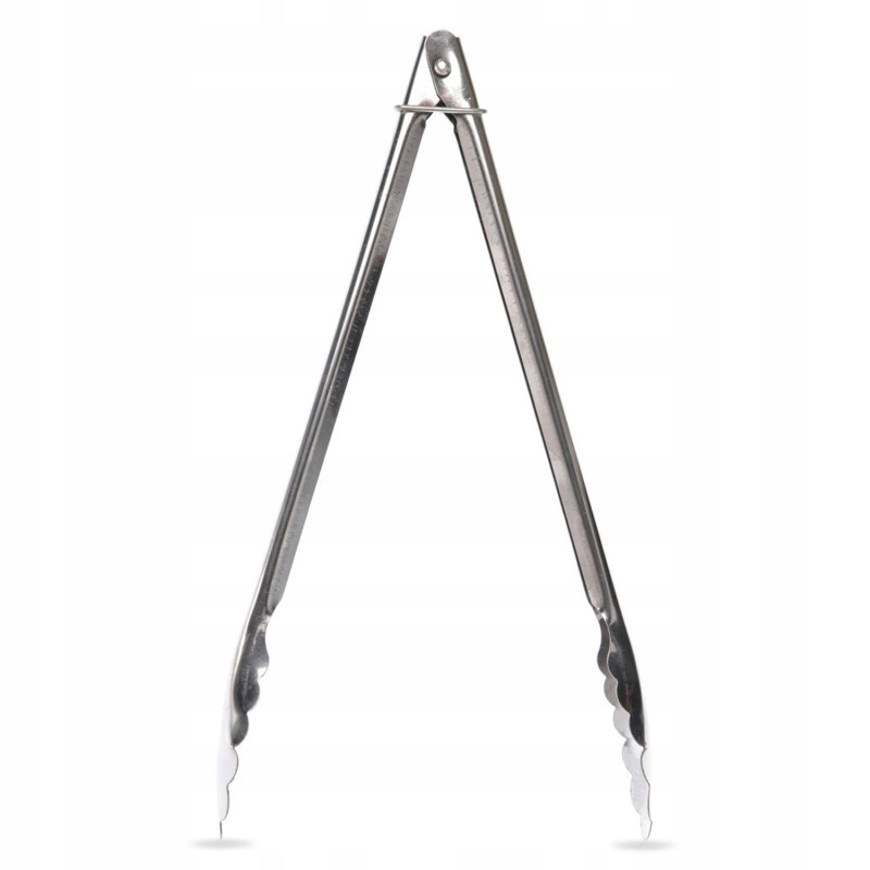 SZCZYPCE DO GRILLA SAŁATKI KUCHENNE STALOWE 31CM