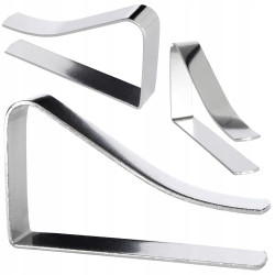 KLIPS DO OBRUSU METALOWY 1 SZT SPINKA DO SERWETKI KLIPS DO OBRUSU METALOWY 1 SZT SPINKA DO SERWETKI