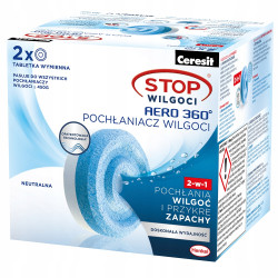 4x tabletka pochłaniacz Ceresit 450g (2x polne kwiaty 2x bezwonne) 4x tabletka pochłaniacz Ceresit 450g (2x polne kwiaty 2x bezwonne)