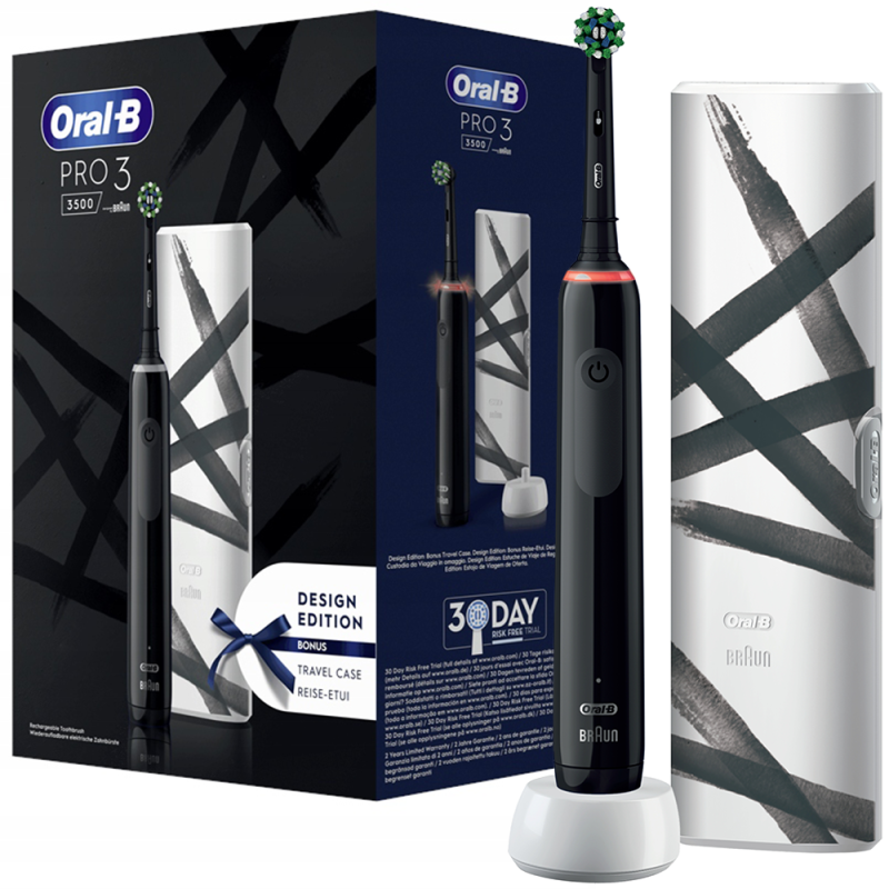 Szczoteczka Oral-B Pro 3 3500 Black Design Edition