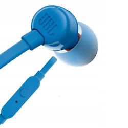 Słuchawki JBL Tune 160 Niebieskie Słuchawki JBL Tune 160 Niebieskie